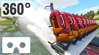 VR Video 360° Roller Coaster Google Cardboard SBS 360 degree VR Box 8K