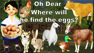 Oh Dear | Rod Campbell | Oh Dear read aloud | Kids Animal Names | Animal Sounds | Nursery Rhymes