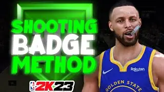 HOW to GET your SHOOTING BADGES MAXED in NBA2K23! BEST SHOOTING BADGE METHOD NBA2K23