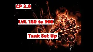 ESO: Tank Champion Point Set Up PVE: Level 160 to 900: Flames of Ambition Update 29