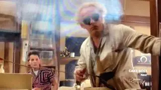 Back to the Future - car fire