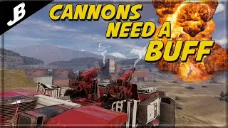 We need Cannons with nuke rounds in Crossout, Dual mammoth wedge build - Crossout gameplay