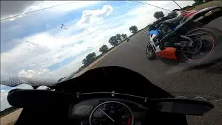 Yamaha R6 VS Honda CBR600 RR | On Board | Slovakiaring