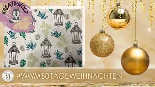 WWM-Weihnachten | DSP stempeln | Light the year | Slimline-Karte | Prachtvoll Floral |Stampin' Up!
