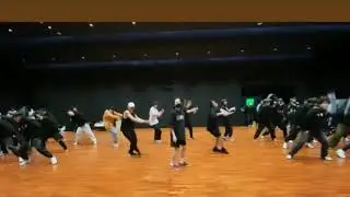bts practicing RUN BTS (달려라 방탄) dance for concert... TAEHYUNG instagram story
