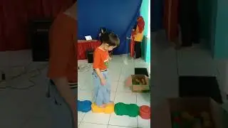 Anak-anak Diffable Simulasi Menyeberang Sungai #austism  #diffable #adhd