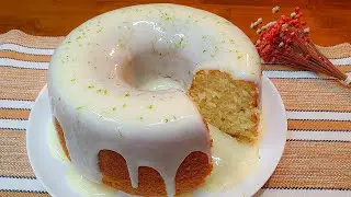 ESSE É NATURALZÃO - BOLO DE LIMÃO COM O SABOR DA FRUTA. DELICIOSOOOO