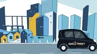 Анимационный ролик для GettDelivery B2B сервиса