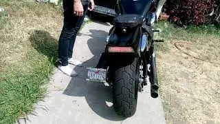 Suzuki M50 integrated tail light
