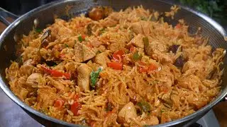 Easy and flavorful Chicken breast & Rice Kabsa! Tasty Recipe! 😋