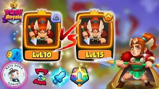 Max VALKYRIE vs LVL 10 VALKYRIE in Rush Royale
