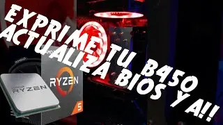 COMO INSTALAR RYZEN 5 3600 * ACTUALIZA BIOS B450 ASUS😱