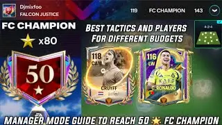 50 🌟 BEST 424 MANAGER MODE TACTICS GUIDE TO FIFA CHAMPION FC MOBILE 26 & BEST PLAYERS FOR ALL BUDGET
