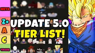 Official Anime Vanguards Update 5 Tier List! New Meta + More!
