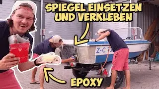 neuen BOOTSSPIEGEL einbauen - Anfertigung aus COOSA COMPOSITPLATTEN - REFIT #16