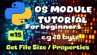 How to Get File Size and Properties in Python: OS Module Tutorial (Part 15)