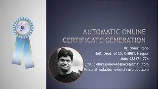 Automatic Online Certificate Generation