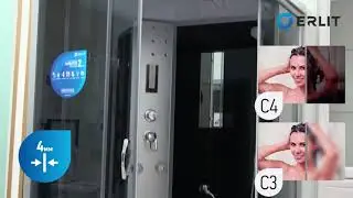 Душевые кабины Erlit ER 4510TP-C3 и ER  4510TP-C4 - обзор