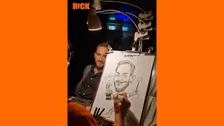 Schnellzeichner RICK IN ACTION - Video #2 - #schnellzeichner #karikaturist #events #eventmarketing