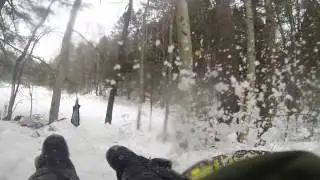Sledding with Domonic