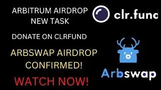 NEW AIRDROP TASK FOR ARBITRUM|  ARBSWAP AIRDROP CONFIRMED| 