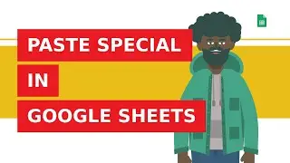 How to use the paste special tool in Google Sheets?