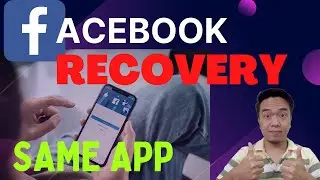 FACEBOOK - HOW TO RECOVER using THE SAME Facebook Application - 2022 | TUTORIAL