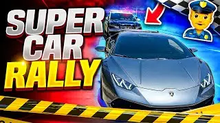 Lamborghini Pulled Over At A Supercar Rally🥶