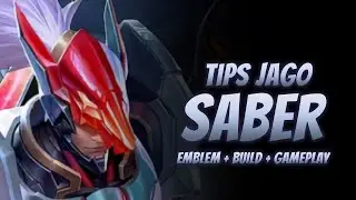 CARA MAIN SABER TERBARU & ITEM + BUILD SABER COMBO 1 HIT 2023 ! | SABER MLBB