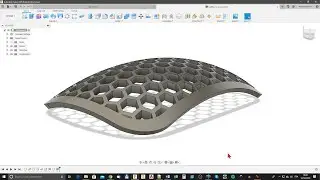 Fusion 360 - Curved Honeycomb Air Vent