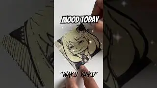 SpyXFamily: Anya Forger Funny Sticky Note Drawing #drawing #mangaart #anime