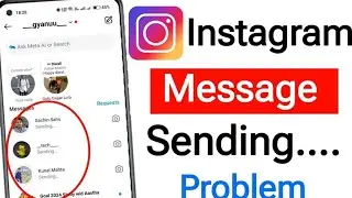 How To Fix Instagram Message Not Sending Problem || Instagram Message Sending Problem Today
