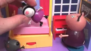 Мультфильм игрушками Свинка Пеппа Peppa. Школьный спектакль