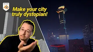 How to Create a Mega Sci-fi Skyscraper in Blender [4K]