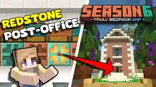 I built a Redstone Post Office on Truly Bedrock Season 6 | Minecraft 1.21