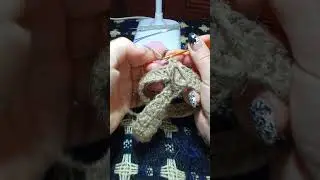 Вяжем крючком мочалку по кругу
