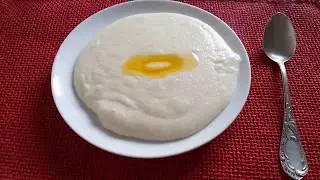 Milk semolina. Classic cooking recipe