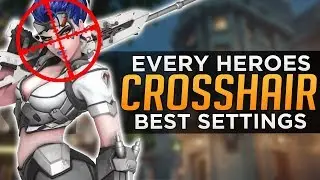 Overwatch: BEST CROSSHAIR Settings for EVERY HERO