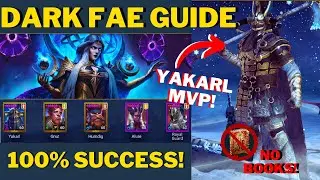 Dark Fae Final Boss Easy Strategy With FREE Champion Yakarl! 100% rate NO 3%! Raid: Shadow Legend