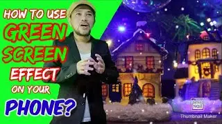 How To Use Green Screen Effect/ Chroma Key, using your mobile phone.