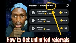 How to get unlimited referrals on hamster kombat
