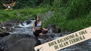 SOLO YOGA & ROCK BALANCING AT RIVER | SOLO RIDE | TRAIL CUSTOM