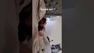 Daddy Scares Mommy with wolf mask!! #funny #hilarious #superfunny #explore #explorepage