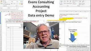 Evans1 Demo of data entry in accounting project