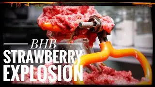 Strawberry explosion - My first ever fermentation blow out!!