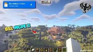 BSL Shader For Minecraft Pocket Editon 1.19.81 / 1.20+ 🥳 | Render Dragon