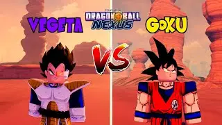 Goku VS Vegeta Saiyan Saga in Dragonball NEXUS