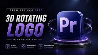 Premiere Pro 2026 Mein 3D Logo Animation Kaise Banayein | Fast & Easy Tutorial