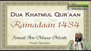 Dua Khatmul Qur'aan   Ramadaan 1434   Mufti Ismail Menk