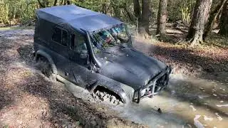 Тесты Нивы, положили два раза УАЗ, Нива тянет УАЗ. Оффроуд Fun Auto Team
